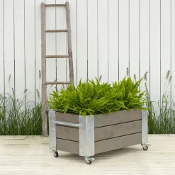 PLUS CUBIC BLOMSTERKASSE GRÅBRUN 45 X 87 X 50 CM