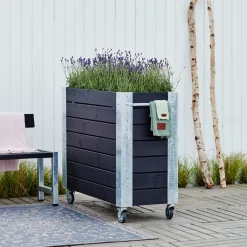 PLUS CUBIC BLOMSTERKASSE SORT 50 X 90 X 120 CM