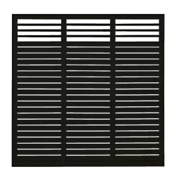 PLUS DECORA HEGN FUNGICIDBEHANDLET & GRUNDMALET 2 GANGE SORT 180 X 180 CM