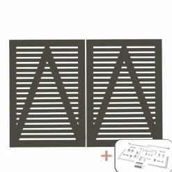 PLUS DOBBELTLÅGE FUNGICIDBEHANDLET OG GRUNDMALET UMBRAGRÅ 200 X 140 CM