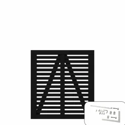 PLUS ENKELTLÅGE FUNGICIDBEHANDLET OG GRUNDMALET SORT 100 X 107 CM