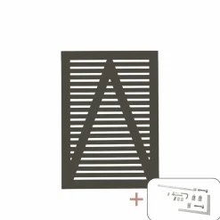 PLUS ENKELTLÅGE FUNGICIDBEHANDLET OG GRUNDMALET UMBRAGRÅ 100 X 140 CM