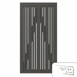 PLUS ENKELTLÅGE FUNGICIDBEHANDLET OG GRUNDMALET UMBRAGRÅ 95 X 180 CM