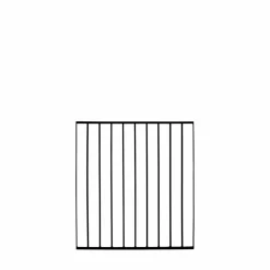 PLUS GELÆNDERSYSTEM VARMGALVANISERET OG PULVERLAKERET SORT 90 X 98 CM