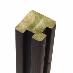 PLUS HJØRNESTOLPE TRYKIMP. GRUNDMALET SORT 9 X 9 X 268 CM