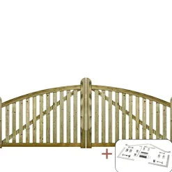 PLUS LIGNO LÅGE TRYKIMPRÆGNERET NATUR 300 X 118 CM