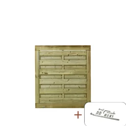 PLUS NEWLINE LÅGE TRYKIMPRÆGNERET NATUR 100 X 110 CM