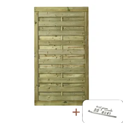 PLUS NEWLINE LÅGE TRYKIMPRÆGNERET NATUR 100 X 180 CM