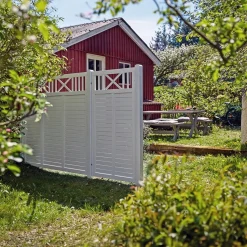 PLUS NOSTALGI HEGN FUNGICIDBEHANDLET & GRUNDMALET 2 GANGE HVID 180 X 180 CM