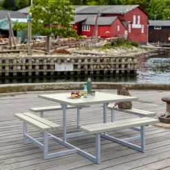 PLUS PICNIC BORDBÆNKESÆT GRÅBRUN