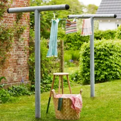 PLUS PIPE TØRRESTATIV GRÅ STÅL