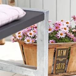 PLUS PLANKEBÆNK SORT 176 CM