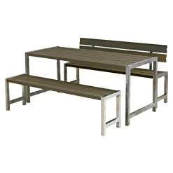 PLUS PLANKESÆT GRÅBRUN