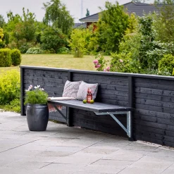 PLUS PROFILHEGN TRYKIMPRÆGNERET OG GRUNDMALET SORT 174 X 91 CM