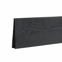 PLUS PROFILHEGN TRYKIMPRÆGNERET OG GRUNDMALET SORT 14 X 177 CM