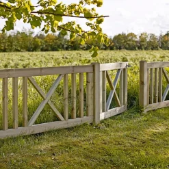 PLUS ROM TRÆHEGN TRYKIMPRÆGNERET NATUR 150 X 75 CM