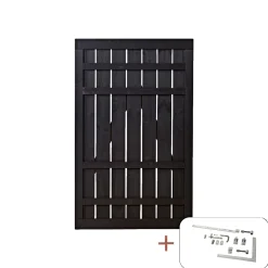 PLUS RUSTIK LÅGE FUNGICIDBEHANDLET OG GRUNDMALET 2 GANGE SORT 100 X 158 CM