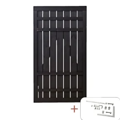 PLUS RUSTIK LÅGE FUNGICIDBEHANDLET OG GRUNDMALET 2 GANGE SORT 100 X 180 CM