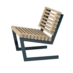 PLUS SIESTA LOUNGESTOL NATUR