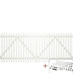 PLUS SKAGEN LÅGE FUNGICIDBEHANDLET OG GRUNDMALET 2 GANGE HVID 300 X 120 CM