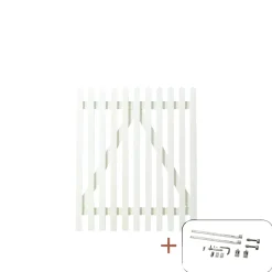 PLUS SKAGEN LÅGE FUNGICIDBEHANDLET OG GRUNDMALET 2 GANGE HVID 100 X 120 CM