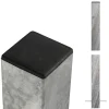 PLUS STÅLSTOLPE VARMGALVANISERET STÅL 8 X 8 X 268 CM