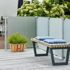 PLUS STOLPE VARMGALVANISERET STÅL 4.50 X 4.50 X 96 CM