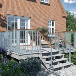 PLUS STOLPE VARMGALVANISERET STÅL 4.50 X 4.50 X 87.10 CM