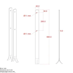 PLUS STOLPEFOD 60 X 4 X 60 CM