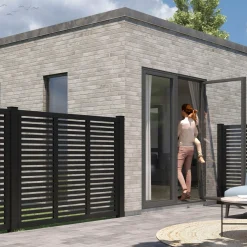 PLUS STOLPEHAT STÅL SORT 91 X 91 MM