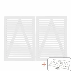 PLUS TOKYO LÅGE FUNGICIDBEHANDLET OG GRUNDMALET 2 GANGE HVID 200 X 140 CM