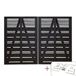 PLUS TOKYO LÅGE FUNGICIDBEHANDLET OG GRUNDMALET SORT 100 X 180 CM