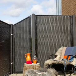 PLUS TREND SKRÅELEMENT KUNSTOFHEGN POLYRATTAN 55 X 140 CM