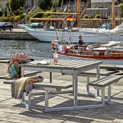 PLUS TWIST BORDBÆNKESÆT GRÅBRUN