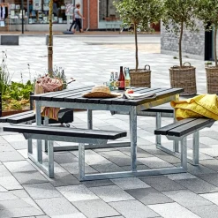 PLUS TWIST BORDBÆNKESÆT SORT