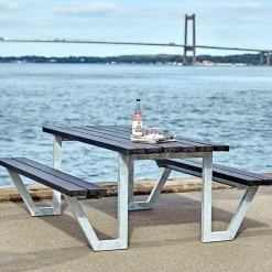 PLUS WEGA BORDBÆNKESÆT SORT