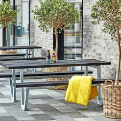 PLUS WEGA BORDBÆNKESÆT SORT