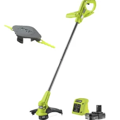RYOBI RY18LT23A-120 + RAC155 GRÆSTRIMMER 23 18V MED BATTERI OG LADER