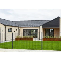 SUPERROOF PANELHEGN 200 X 103 CM HEGN GRÅ GALV. STÅL