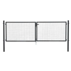 SUPERROOF PANELHEGN 3.00 X 1.03 M LÅGE GRÅ GALV. STÅL