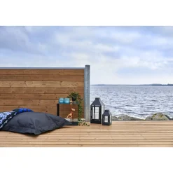 WIMEX TREND V-PROFIL HEGNSFAG THERMOBEHANDLET GRAN 189.30 X 180 CM