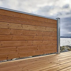 WIMEX TREND V-PROFIL HEGNSFAG THERMOBEHANDLET GRAN 189.30 X 90 CM